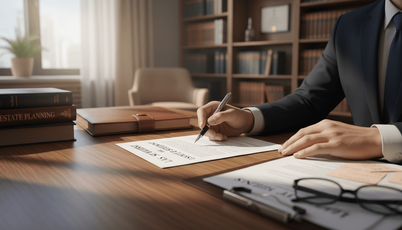 Probate documents organized and ready for review